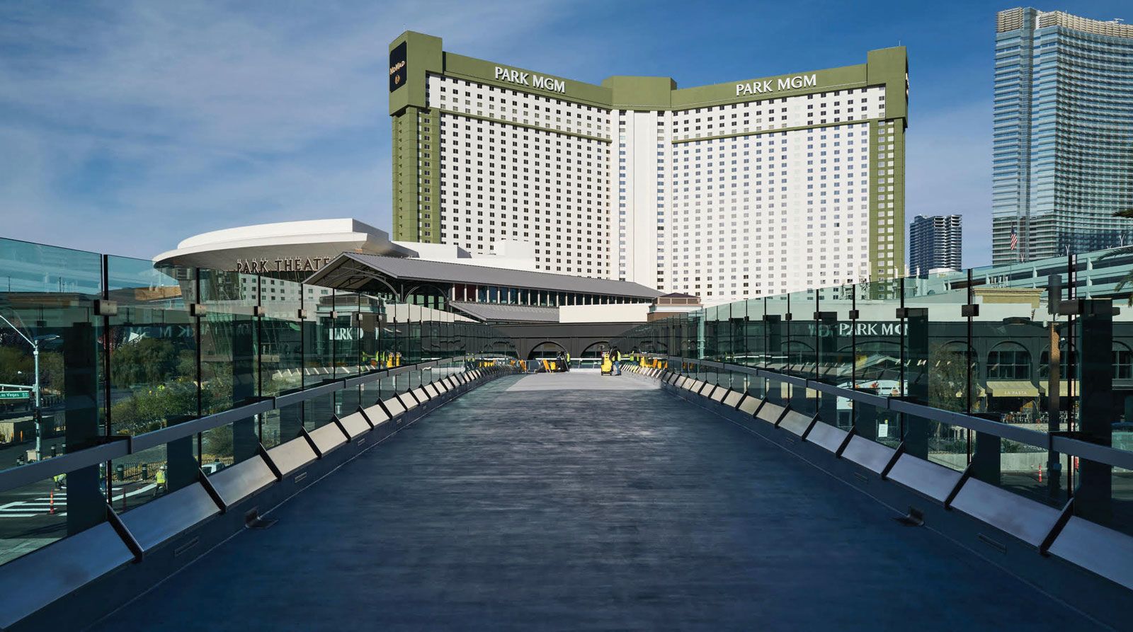 Image of the Park MGM taken at the beginning of the pandemic in March. (Photos courtesy of UNLV Special Collections and Archives/Aaron Mayes)